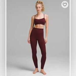 Lululemon Align Leggings, Maroon Size 8
